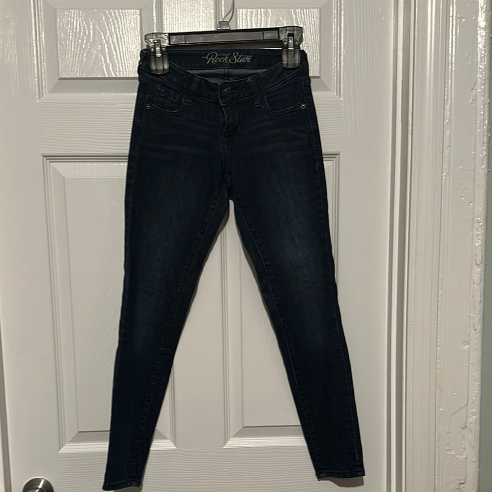 Old Navy Blue Skinny Jeans Sleek Fit